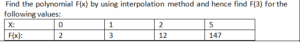 find the polynomial