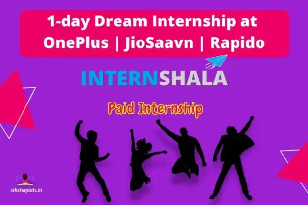 [Hurry] Internshala offers a 1-day paid dream internship at OnePlus JioSaavn and Rapido