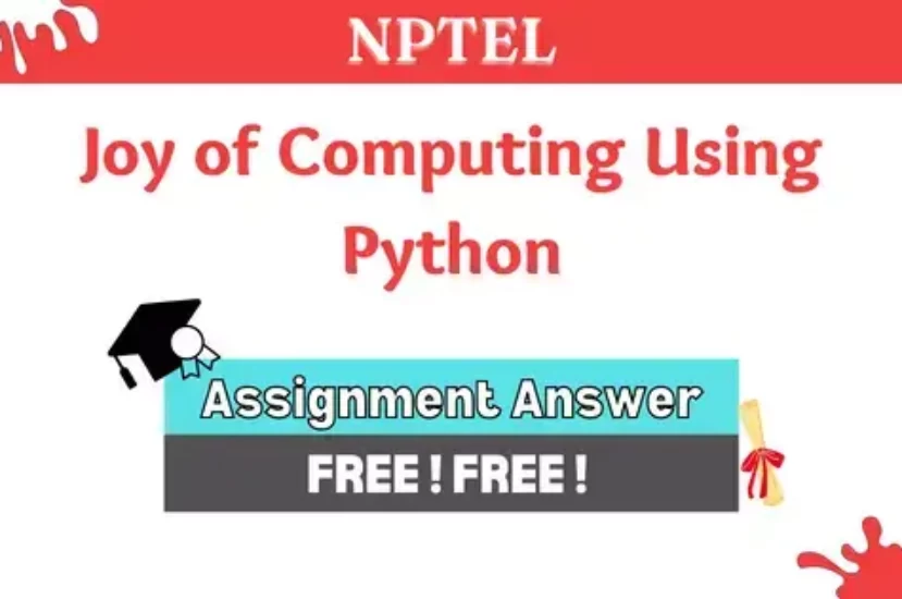 NPTEL The Joy of Computing using Python Assignment Answers Week 9 2022
