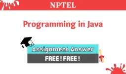 NPTEL Programming In Java Week 6 Assignment Answers 2023