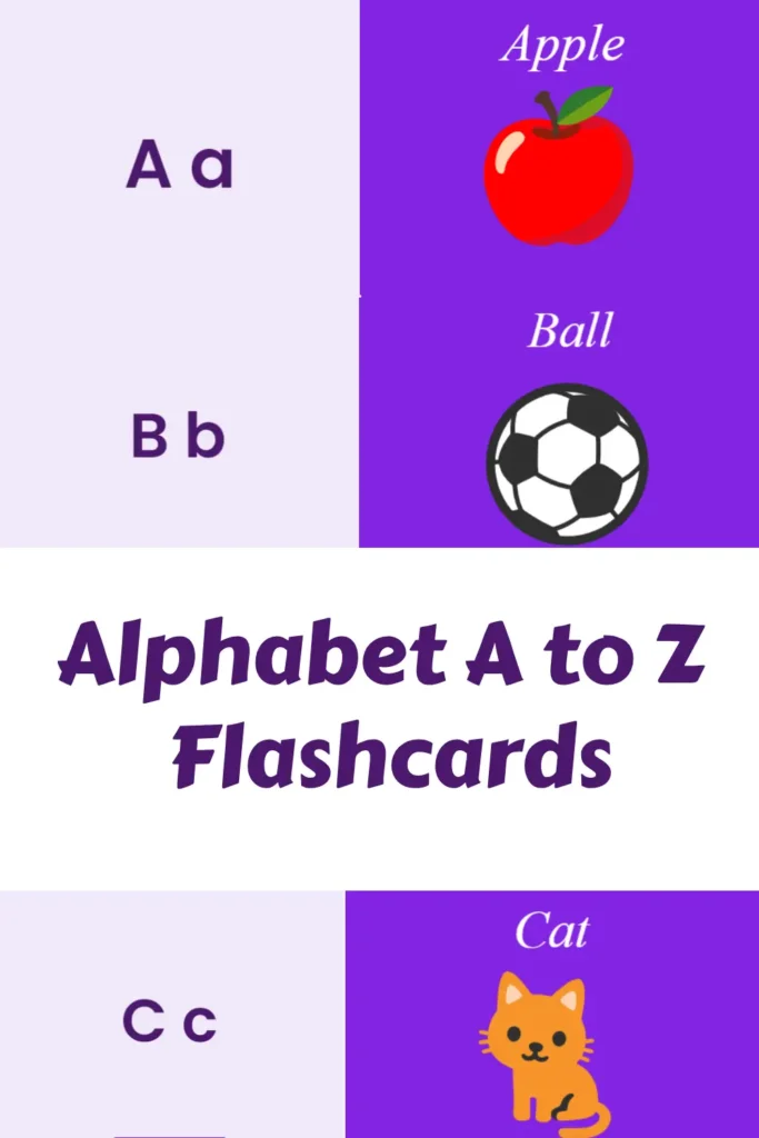 Interactive Alphabet Flashcards for Kids: A to Z Learning Fun!