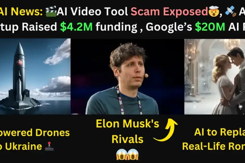 AI News: 🎬AI Video Tool Scam Exposed🤯, 🛰️ AI-Powered Drones to Ukraine 😱, Google’s $20M AI Push, Sam Altman Joins SF’s Leadership Team