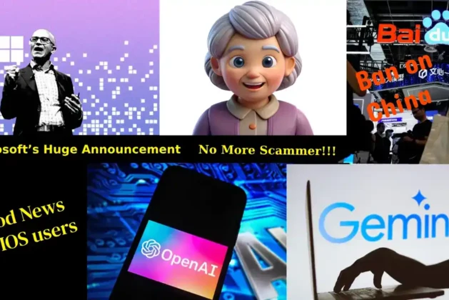 🌍 Microsoft’s Huge Announcement on AI, 🧓 AI Grandma stopped scammer, 🔥 Another Ban on China, 📱 Good News for IOS users, Ai News