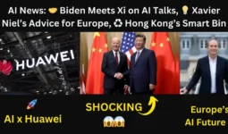 AI News: 🤝 Biden Meets Xi on AI Talks, 💡 Xavier Niel’s Advice for Europe, ♻️ Hong Kong’s Smart Bin Revolution, 🚀 AI x Huawei